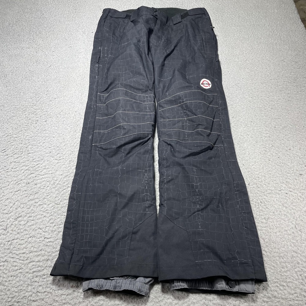 Arctica Snow Pants Mens Size Medium Black Insulated‎ Skiing Snowboard Outdoor